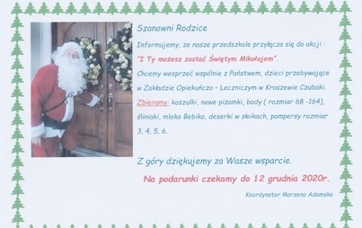 Zdjęcie do I Ty możesz zostać świętym Mikołajem 