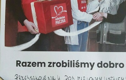 Zdjęcie do Dziękujemy Szlachetna Paczka