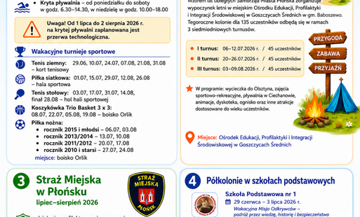 SPORT, BEZPIECZEŃSTWO I WAKACYJNY WYPOCZYNEK